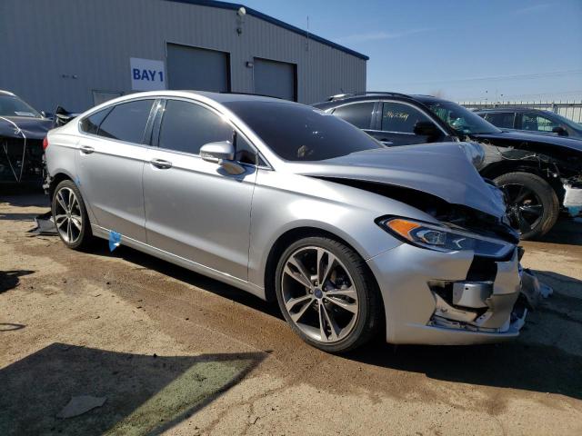 3FA6P0D90LR192609 - 2020 FORD FUSION TITANIUM SILVER photo 4