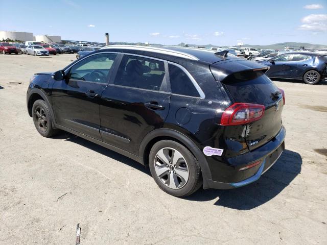 KNDCC3LD2J5180834 - 2018 KIA NIRO EX PREMIUM BLACK photo 2