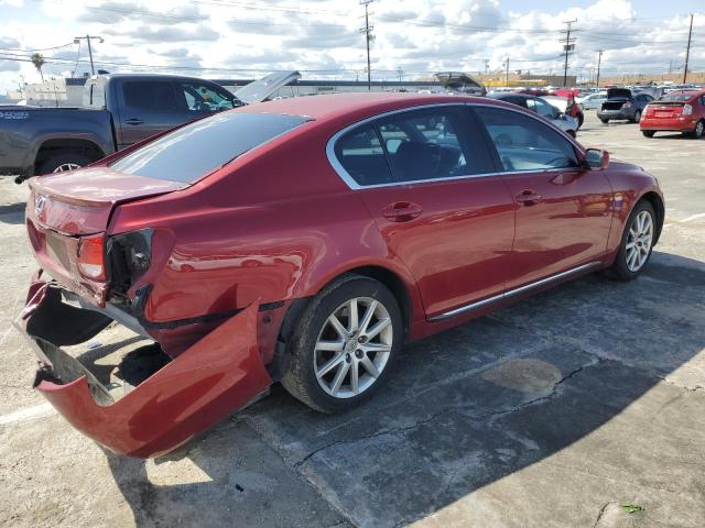 JTHBH96S865017914 - 2006 LEXUS GS 300 RED photo 3