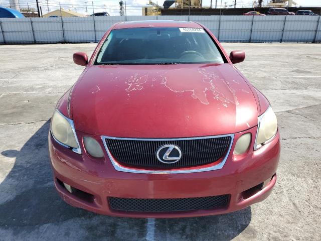 JTHBH96S865017914 - 2006 LEXUS GS 300 RED photo 5