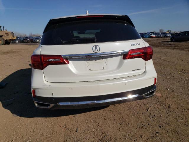 5J8YD4H58KL004590 - 2019 ACURA MDX TECHNOLOGY WHITE photo 6