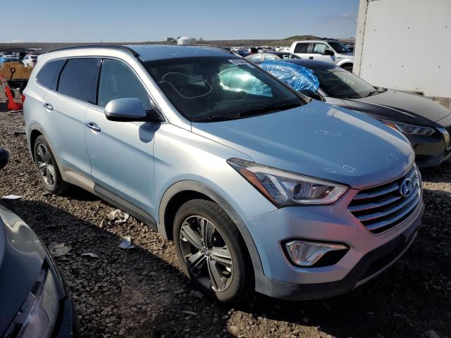 KM8SR4HF2DU003930 - 2013 HYUNDAI SANTA FE LIMITED BLUE photo 4