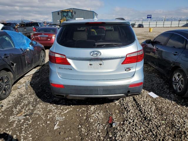 KM8SR4HF2DU003930 - 2013 HYUNDAI SANTA FE LIMITED BLUE photo 6