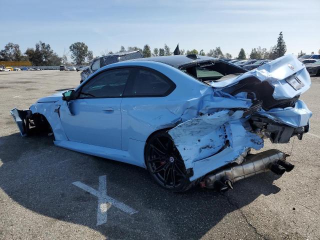 3MF13DM03R8D87379 - 2024 BMW M2 BLUE photo 2