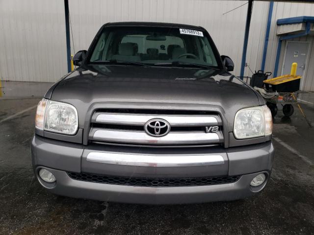 5TBDT44186S542741 - 2006 TOYOTA TUNDRA DOUBLE CAB SR5 CHARCOAL photo 5