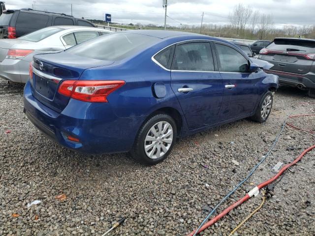 3N1AB7AP5KY232060 - 2019 NISSAN SENTRA S BLUE photo 3