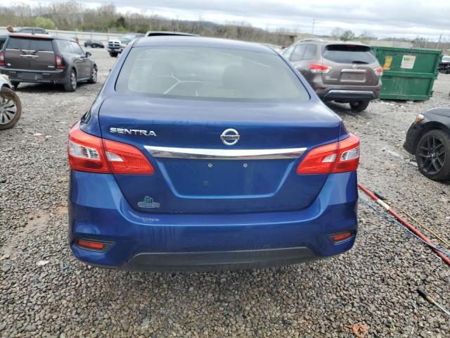 3N1AB7AP5KY232060 - 2019 NISSAN SENTRA S BLUE photo 6