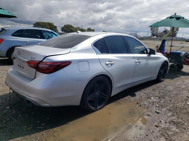 JN1EV7AP2KM516094 - 2019 INFINITI Q50 LUXE SILVER photo 3