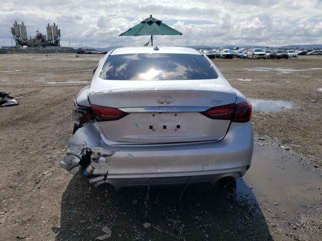 JN1EV7AP2KM516094 - 2019 INFINITI Q50 LUXE SILVER photo 6