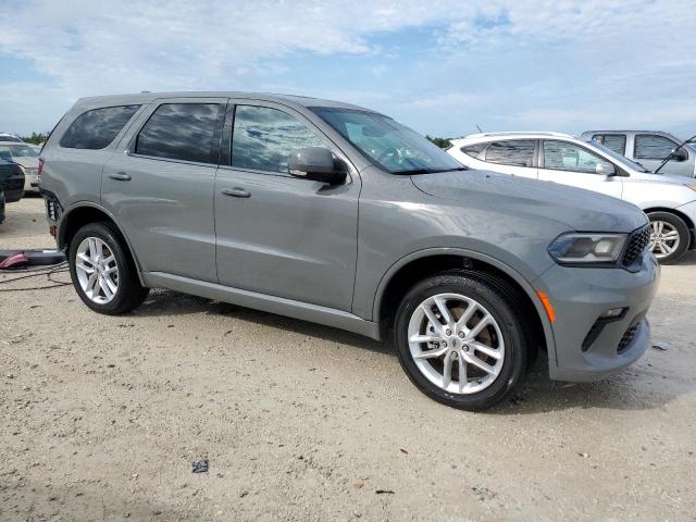 1C4RDJDG8NC219352 - 2022 DODGE DURANGO GT GRAY photo 4