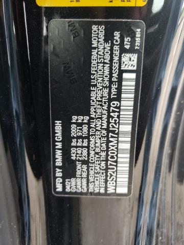 WBS2U7C0XM7J25479 - 2021 BMW M2 COMPETITION BLACK photo 10