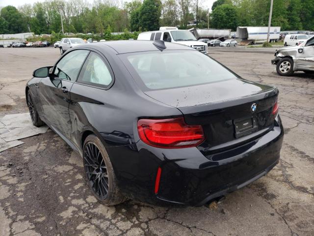 WBS2U7C0XM7J25479 - 2021 BMW M2 COMPETITION BLACK photo 3