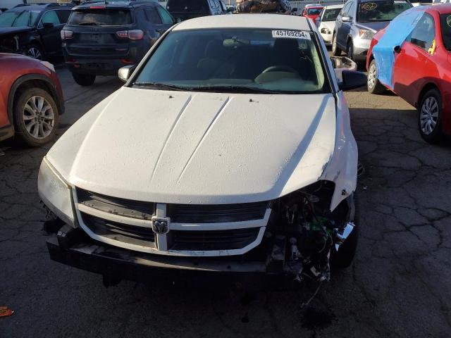 1B3LC46B49N525875 - 2009 DODGE AVENGER SE WHITE photo 5