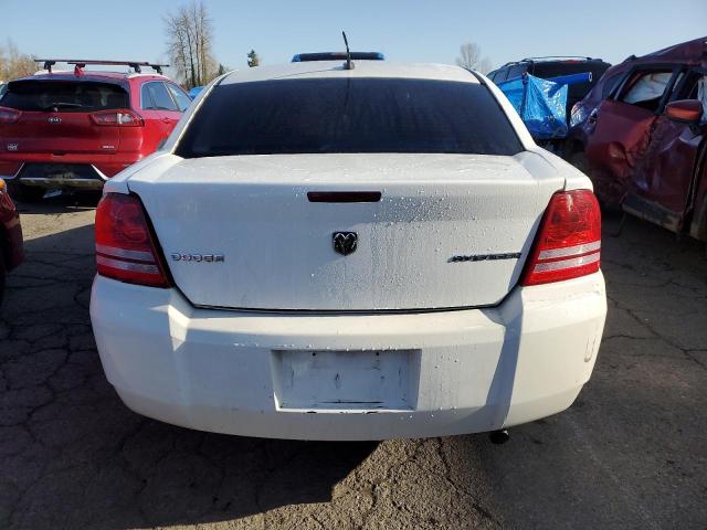 1B3LC46B49N525875 - 2009 DODGE AVENGER SE WHITE photo 6