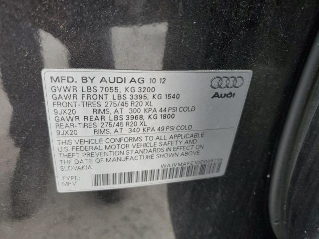 WA1VMAFE1DD006739 - 2013 AUDI Q7 PRESTIGE შავი ფოტო 13