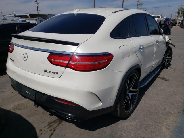 4JGED6EB3KA148269 - 2019 MERCEDES-BENZ GLE COUPE 43 AMG WHITE photo 4