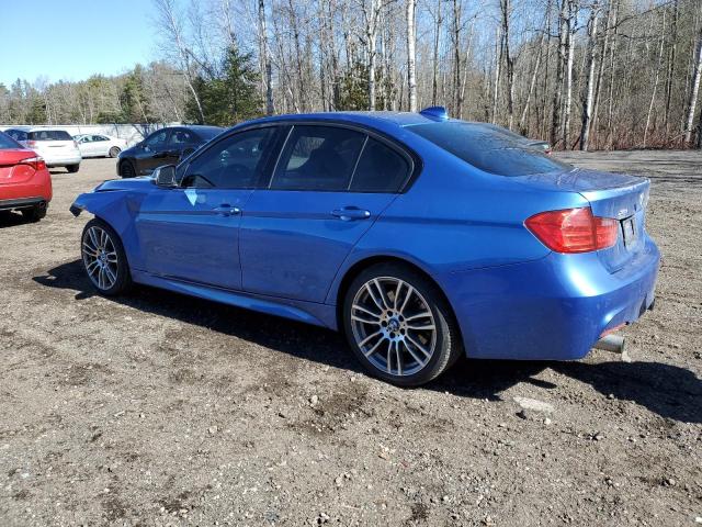 WBA3B9C54DF585555 - 2013 BMW 335 XI BLUE photo 2