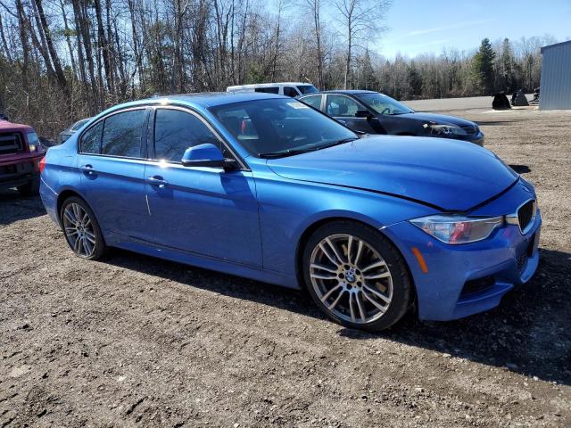 WBA3B9C54DF585555 - 2013 BMW 335 XI BLUE photo 4