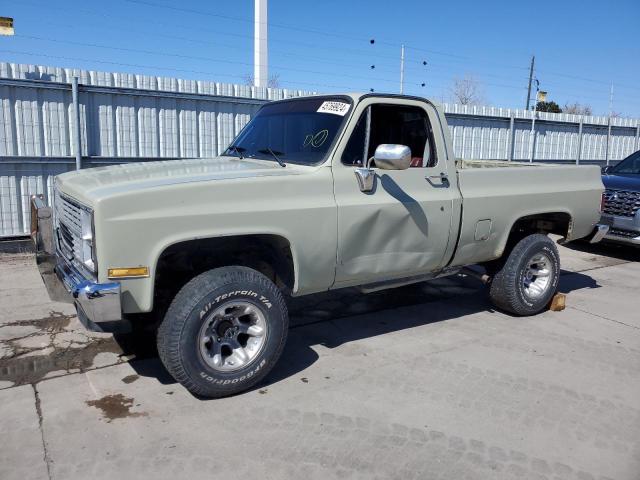 1GCEK14D0EJ171206 - 1984 CHEVROLET K10 BEIGE photo 1