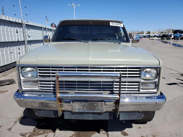 1GCEK14D0EJ171206 - 1984 CHEVROLET K10 BEIGE photo 5