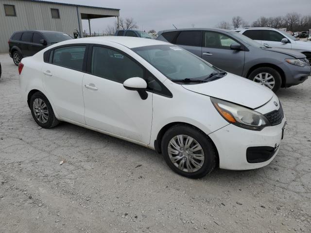 KNADM4A35F6479363 - 2015 KIA RIO LX WHITE photo 4