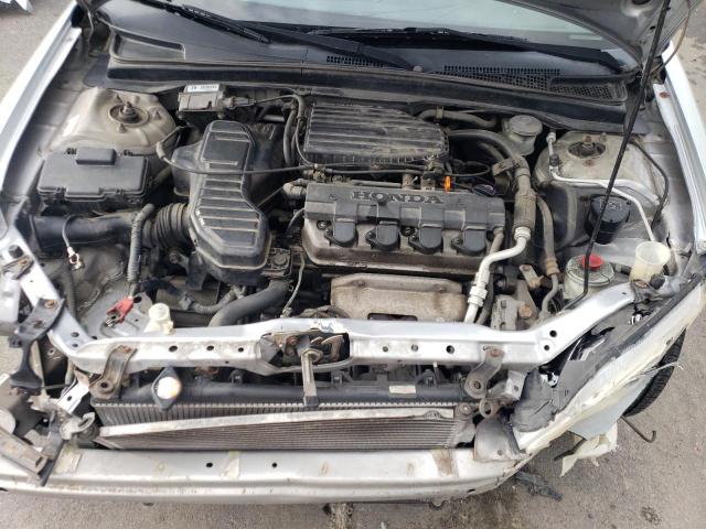 1HGEM22561L029146 - 2001 HONDA CIVIC LX SILVER photo 11