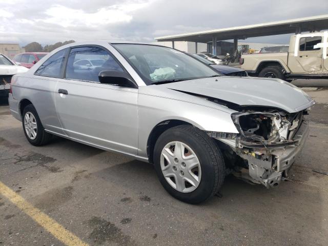 1HGEM22561L029146 - 2001 HONDA CIVIC LX SILVER photo 4