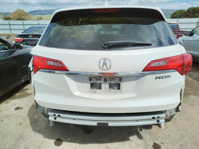 5J8TB3H5XFL004154 - 2015 ACURA RDX TECHNOLOGY WHITE photo 6