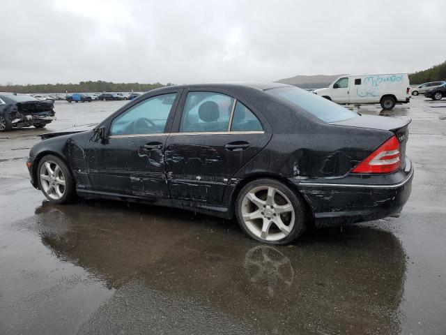 WDBRF52H57F928575 - 2007 MERCEDES-BENZ C 230 BLACK photo 2