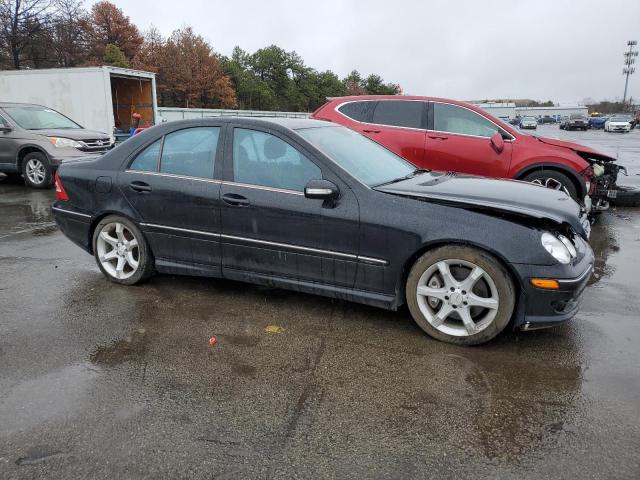 WDBRF52H57F928575 - 2007 MERCEDES-BENZ C 230 BLACK photo 4