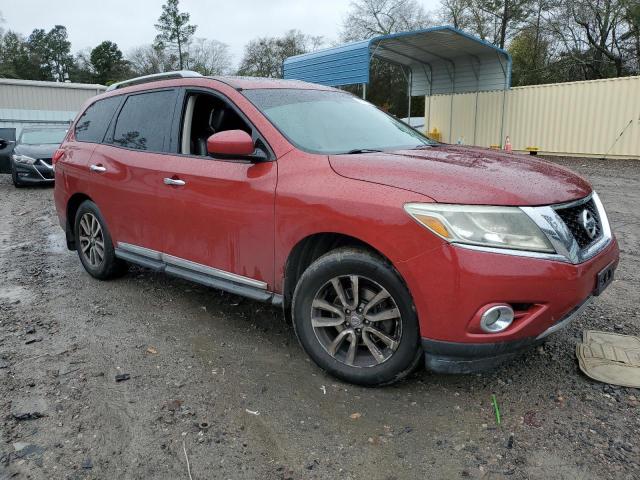 5N1AR2MM3DC678633 - 2013 NISSAN PATHFINDER S BURGUNDY photo 4