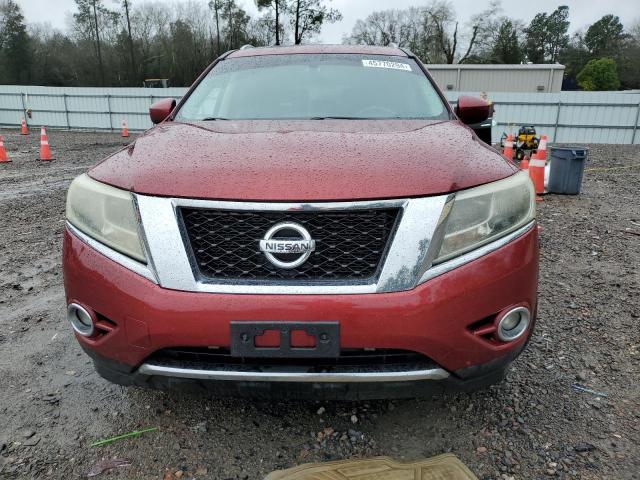 5N1AR2MM3DC678633 - 2013 NISSAN PATHFINDER S BURGUNDY photo 5