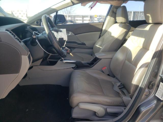 19XFB2F99CE047674 - 2012 HONDA CIVIC EXL ნაცრისფერი ფოტო 7