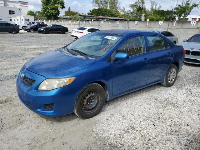 1NXBU4EE6AZ227711 - 2010 TOYOTA COROLLA BASE BLUE photo 1