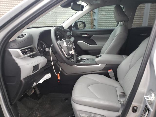 5TDHZRAH5NS546802 - 2022 TOYOTA HIGHLANDER XLE SILVER photo 7