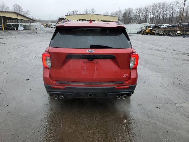 1FM5K8GCXLGB62191 - 2020 FORD EXPLORER ST RED photo 6