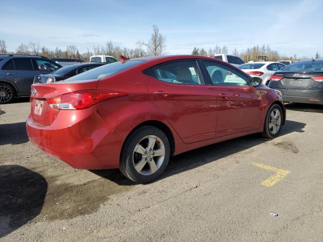 KMHDH4AE2CU310123 - 2012 HYUNDAI ELANTRA GLS RED photo 3