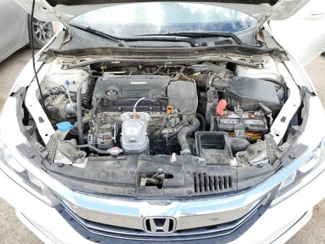 1HGCR2F95HA179874 - 2017 HONDA ACCORD EXL WHITE photo 11