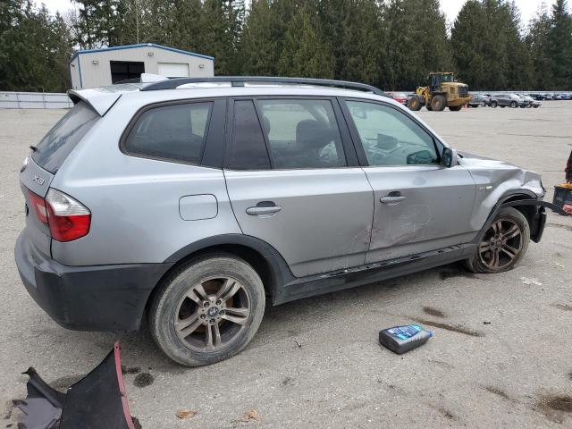 WBXPA93435WD21359 - 2005 BMW X3 3.0I SILVER photo 3