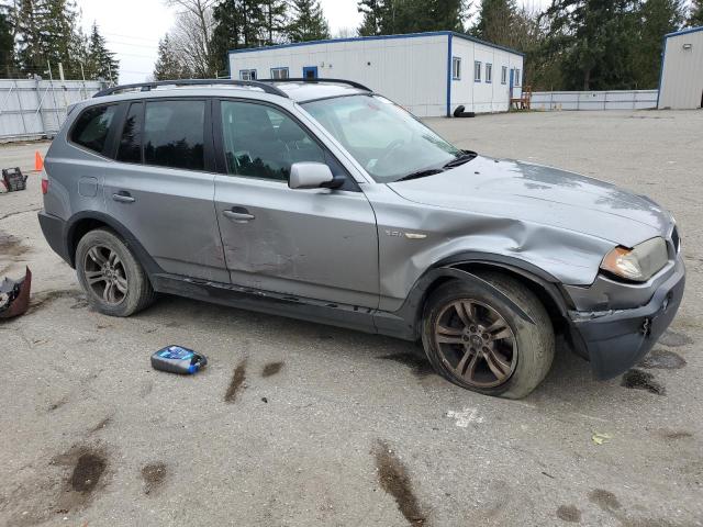 WBXPA93435WD21359 - 2005 BMW X3 3.0I SILVER photo 4