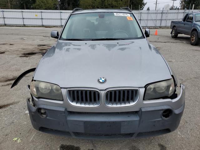 WBXPA93435WD21359 - 2005 BMW X3 3.0I SILVER photo 5