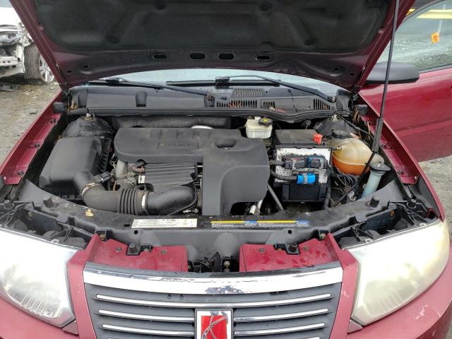 1G8AJ52F65Z115635 - 2005 SATURN ION LEVEL 2 勃艮第红 照片 11