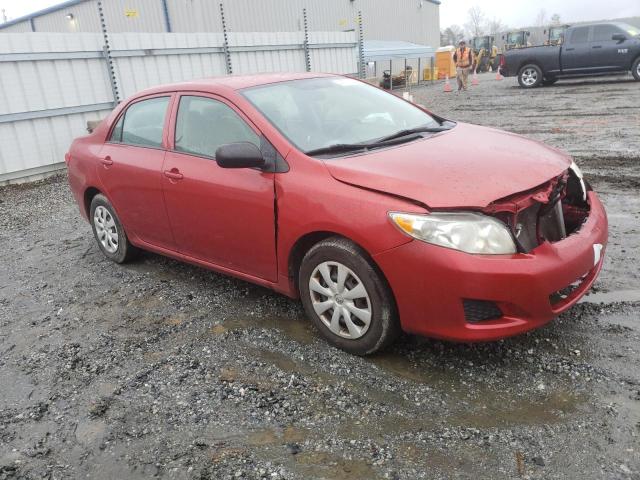 1NXBU4EEXAZ252885 - 2010 TOYOTA COROLLA BASE RED photo 4