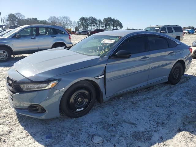 1HGCV1F35MA035222 - 2021 HONDA ACCORD SPORT GRAY photo 1