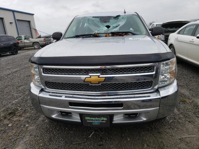 1GCRKREA7CZ201630 - 2012 CHEVROLET SILVERADO K1500 LS SILVER photo 5