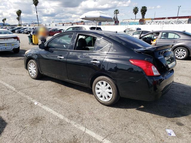 3N1CN7AP6KL851506 - 2019 NISSAN VERSA S BLACK photo 2