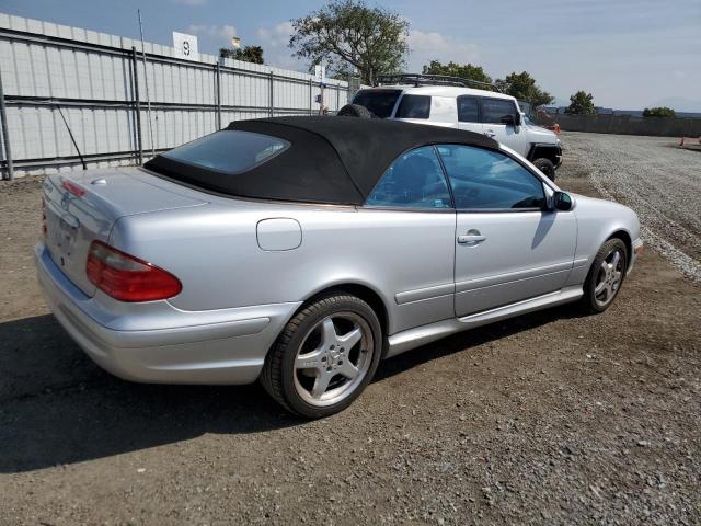 WDBLK70G93T139090 - 2003 MERCEDES-BENZ CLK 430 SILVER photo 3