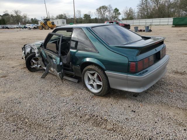 1FACP42E5MF177001 - 1991 FORD MUSTANG GT GREEN photo 2