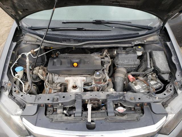 2HGFB2F82CH501941 - 2012 HONDA CIVIC EX SILVER photo 11