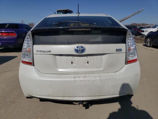 JTDKN3DU6A1002467 - 2010 TOYOTA PRIUS WHITE photo 6